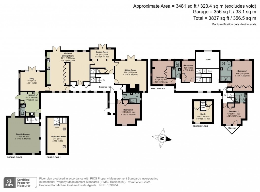 Floorplans For Pinkard Court, Woughton On The Green, MK6