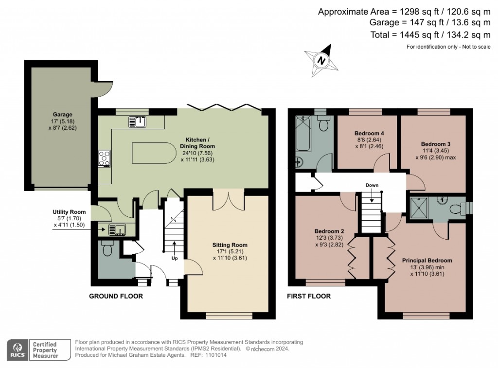 Floorplans For Cheshire Rise, Bletchley, MK3
