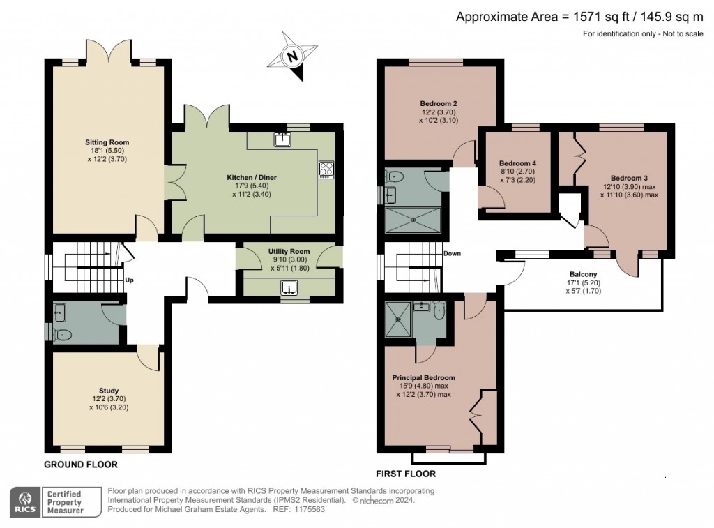 Floorplans For Marconi Close, Oakgrove, MK10