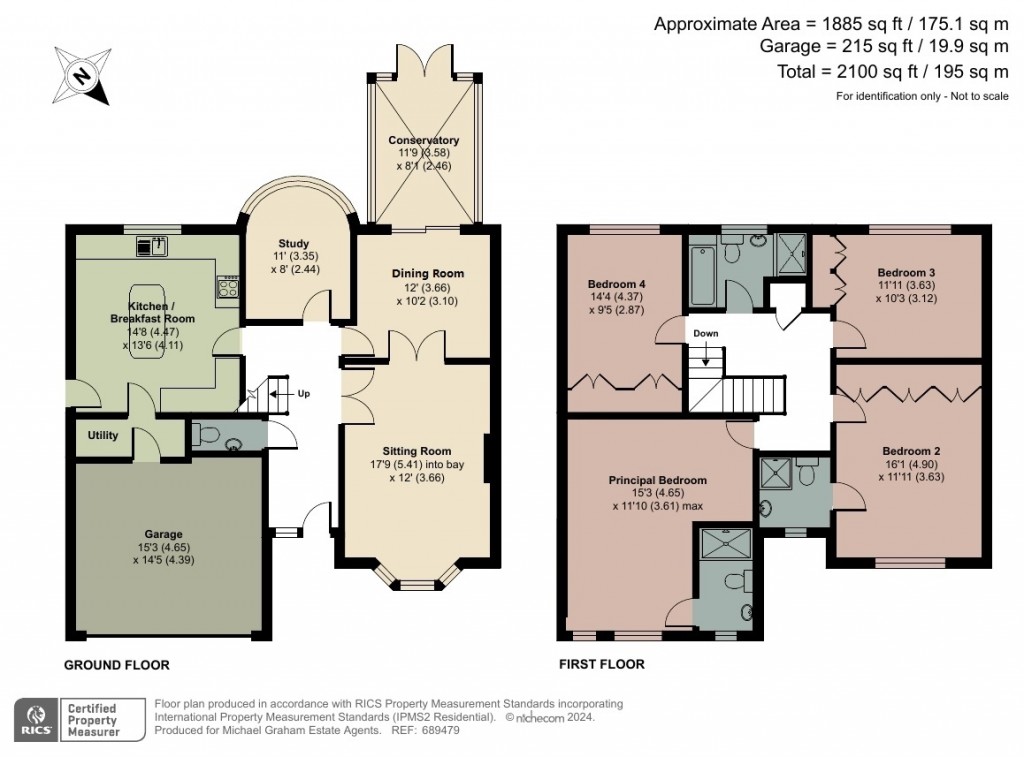 Floorplans For Gatewick Lane, Caldecotte, MK7