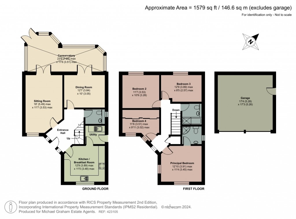 Floorplans For Aldrich Drive, Willen, MK15