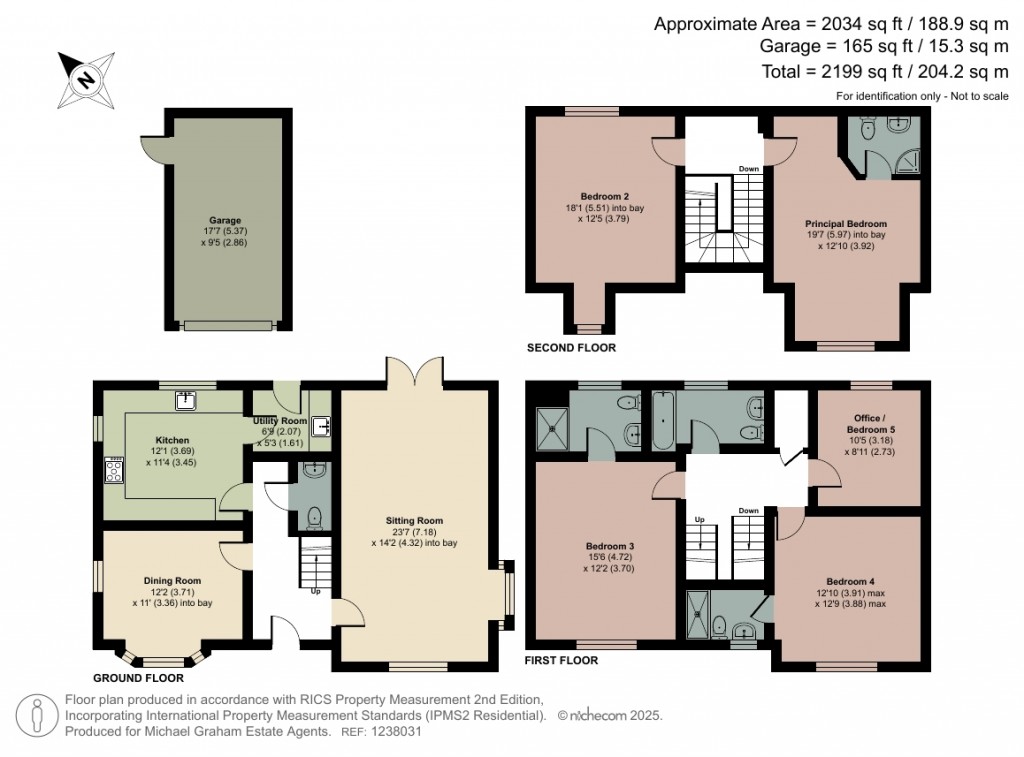 Floorplans For London Road, Broughton, MK10