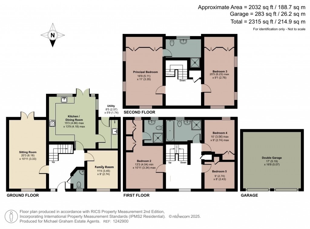 Floorplans For Darby Close, Shenley Lodge, MK5