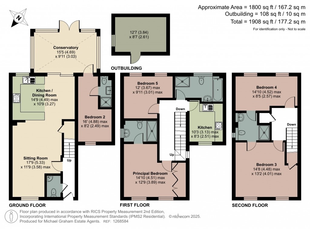 Floorplans For Goodrington Place, Broughton, MK10