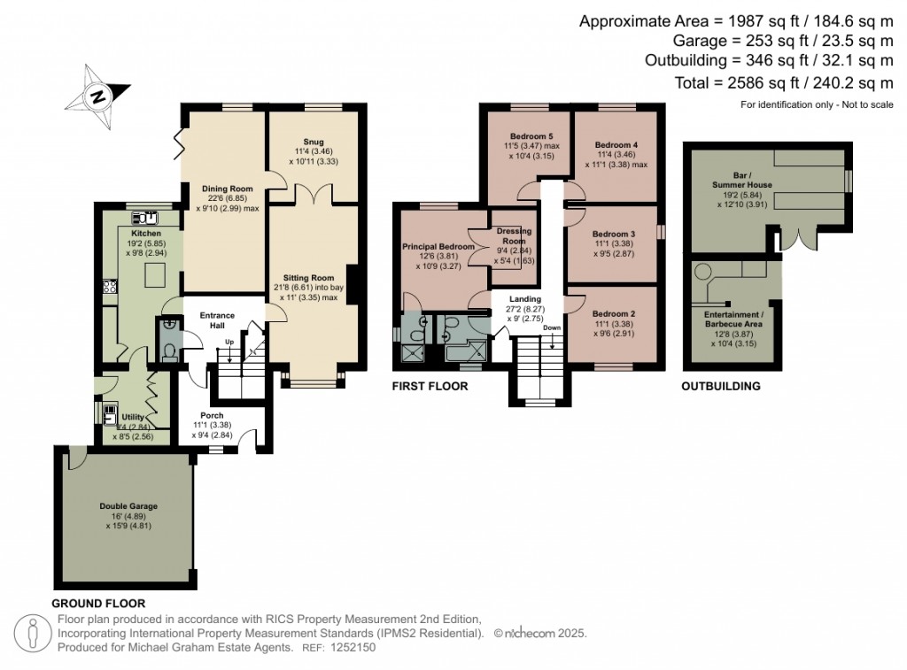 Floorplans For Highland Close, Bletchley, MK3