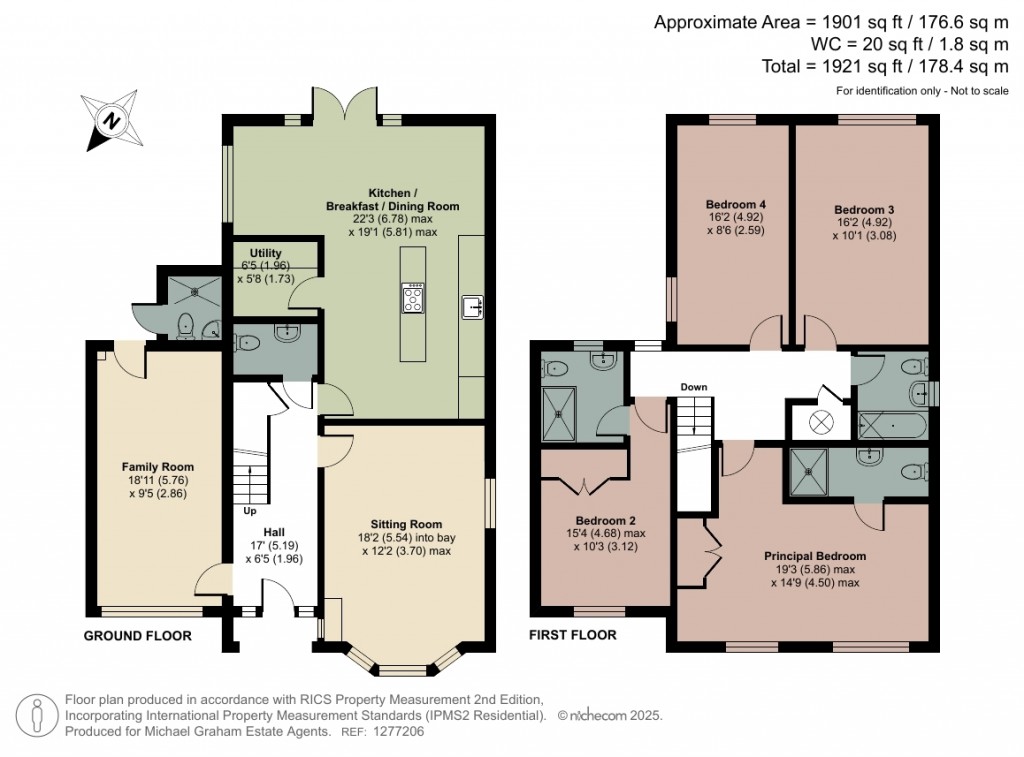 Floorplans For Greenford Crescent, Monkston Park, MK10