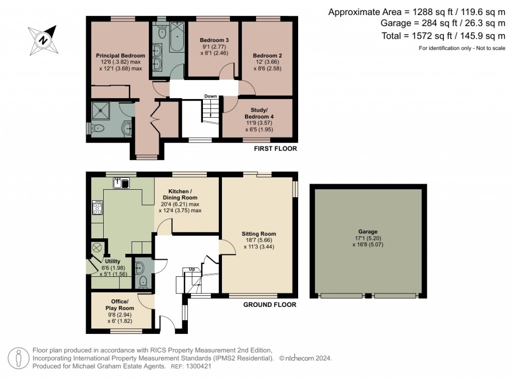 Floorplans For Braford Gardens, Shenley Brook End, MK5