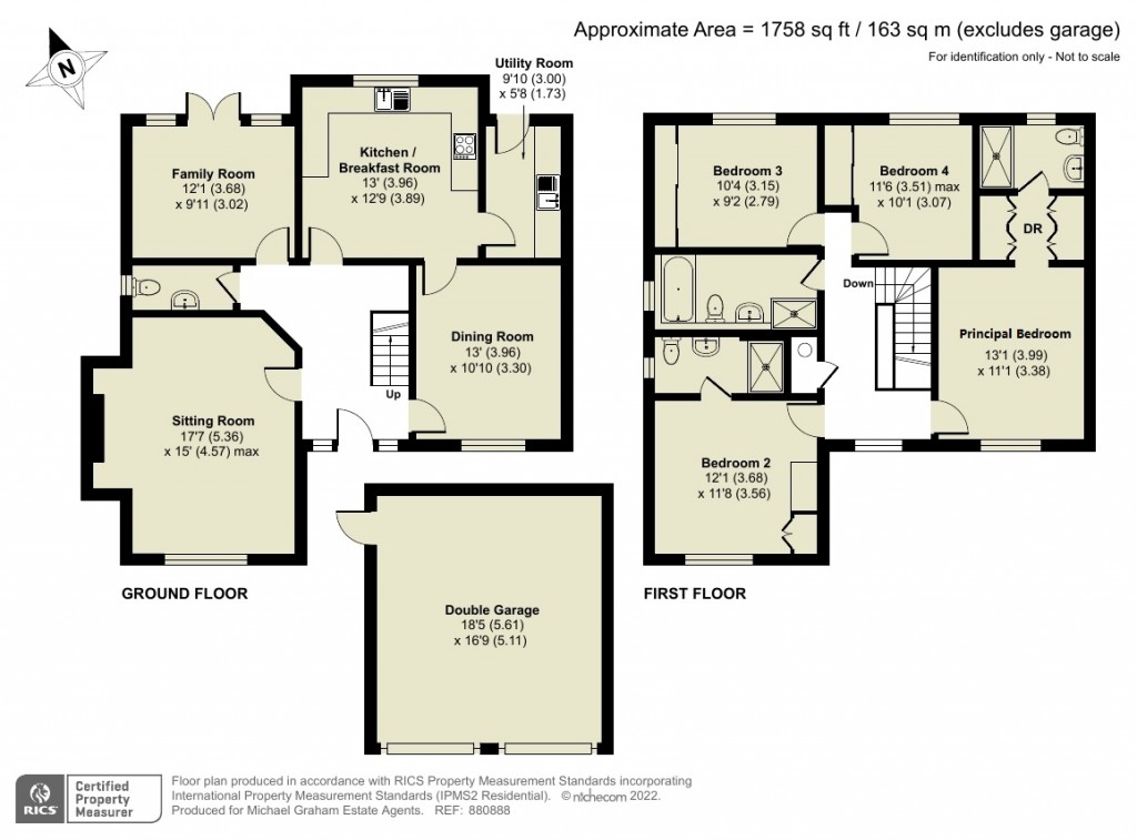 Floorplans For Langford Place, Caldecotte, MK7