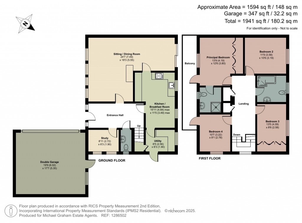 Floorplans For Coleshill Place, Bradwell Common, MK13