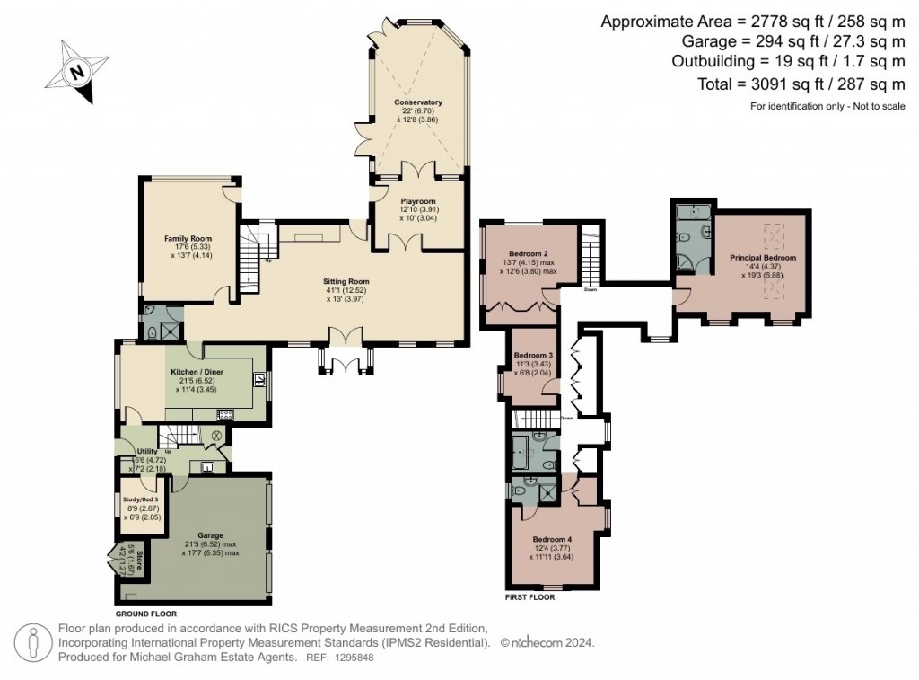 Floorplans For Mill Lane, Woolstone, MK15