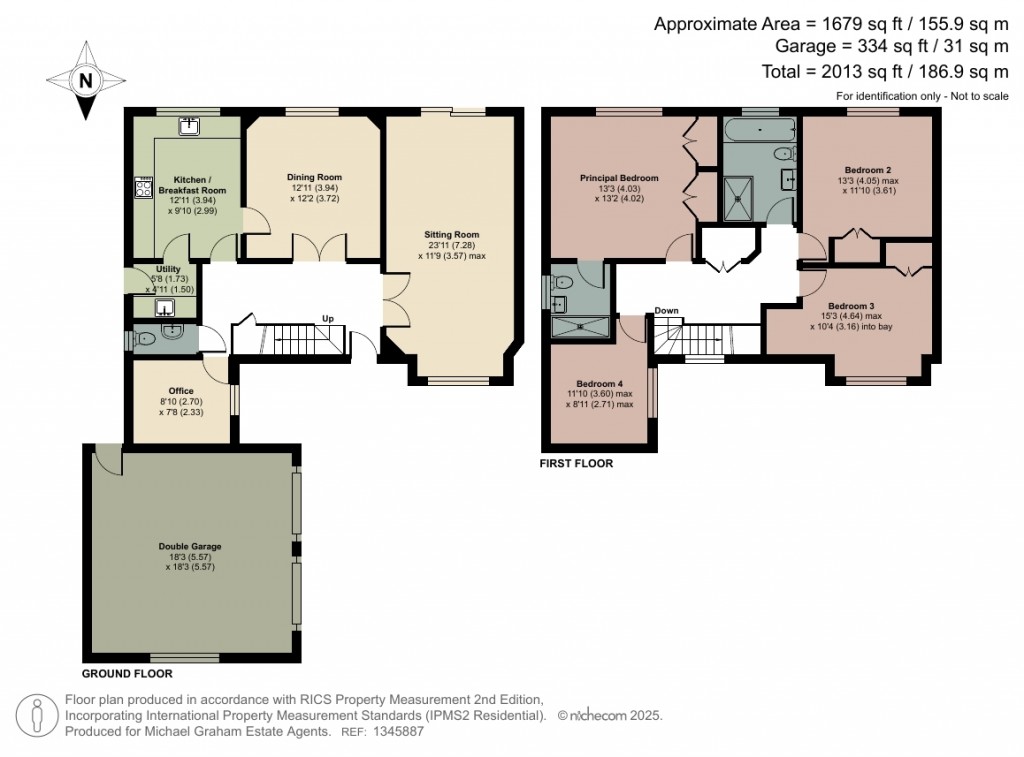 Floorplans For Dungeness Court, Tattenhoe, MK4