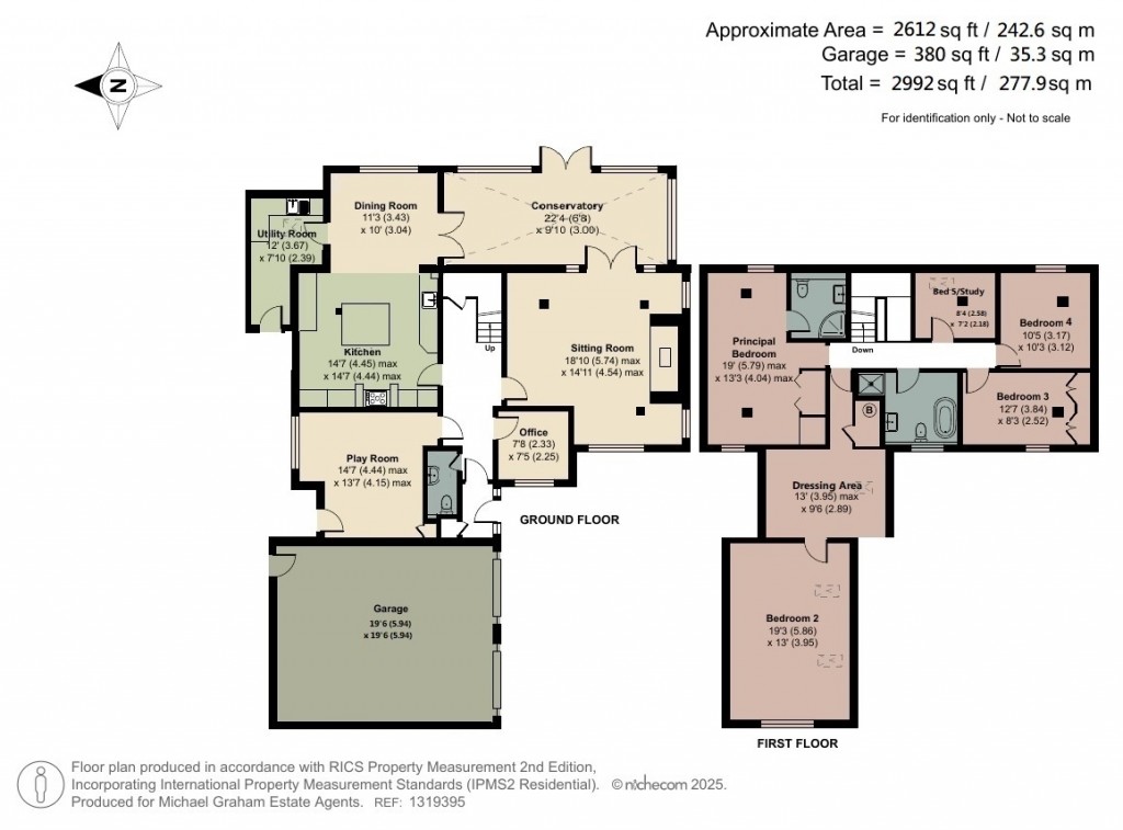 Floorplans For Beales Lane, Walton Park, MK7