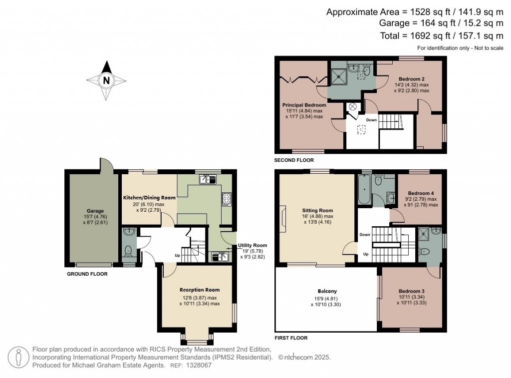 Floorplans For Garthwaite Crescent, Shenley Brook End, MK5