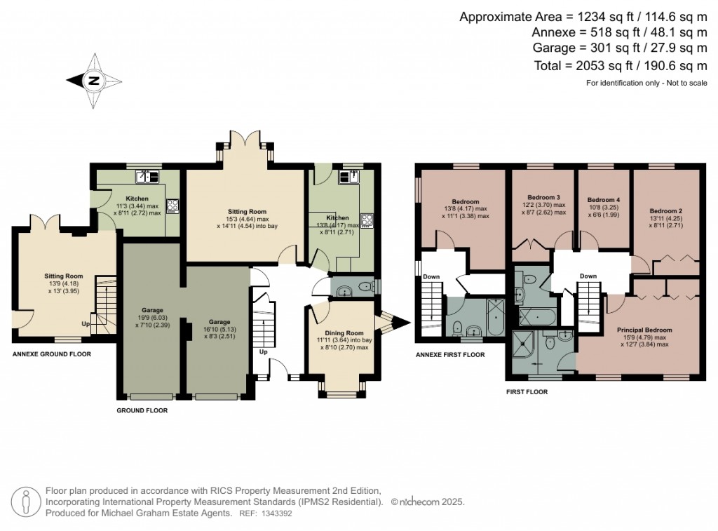 Floorplans For Muddiford Lane, Furzton, MK4