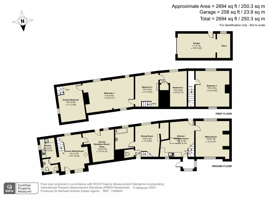 Floorplans For Market Square, Hanslope, MK19