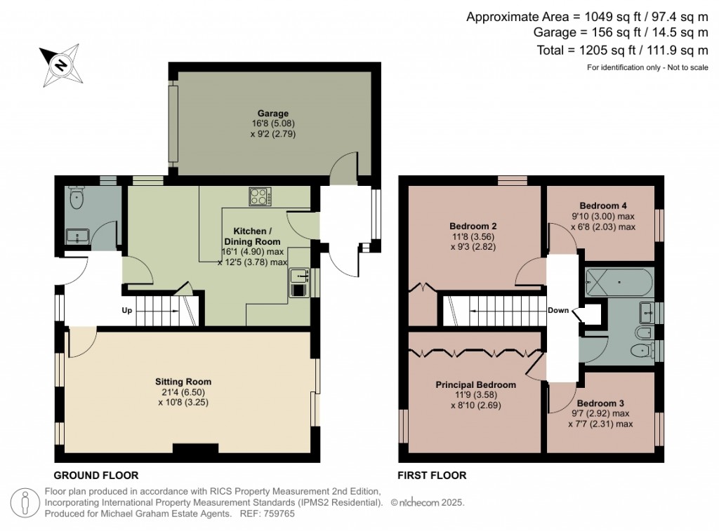 Floorplans For Granes End, Great Linford, MK14