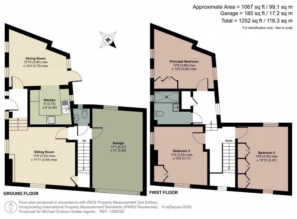 Floorplans For Church Passage, Newport Pagnell, MK16