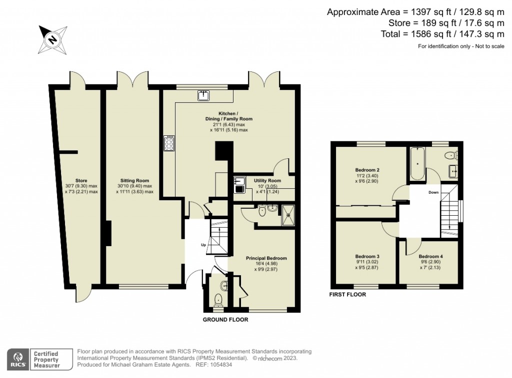Floorplans For Huxley Close, Newport Pagnell, MK16