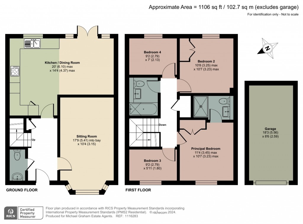 Floorplans For Ryeland Croft, Oakridge Park, MK14