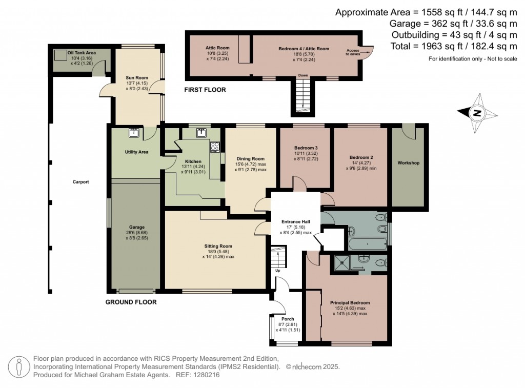 Floorplans For Folly Lane, North Crawley, MK16