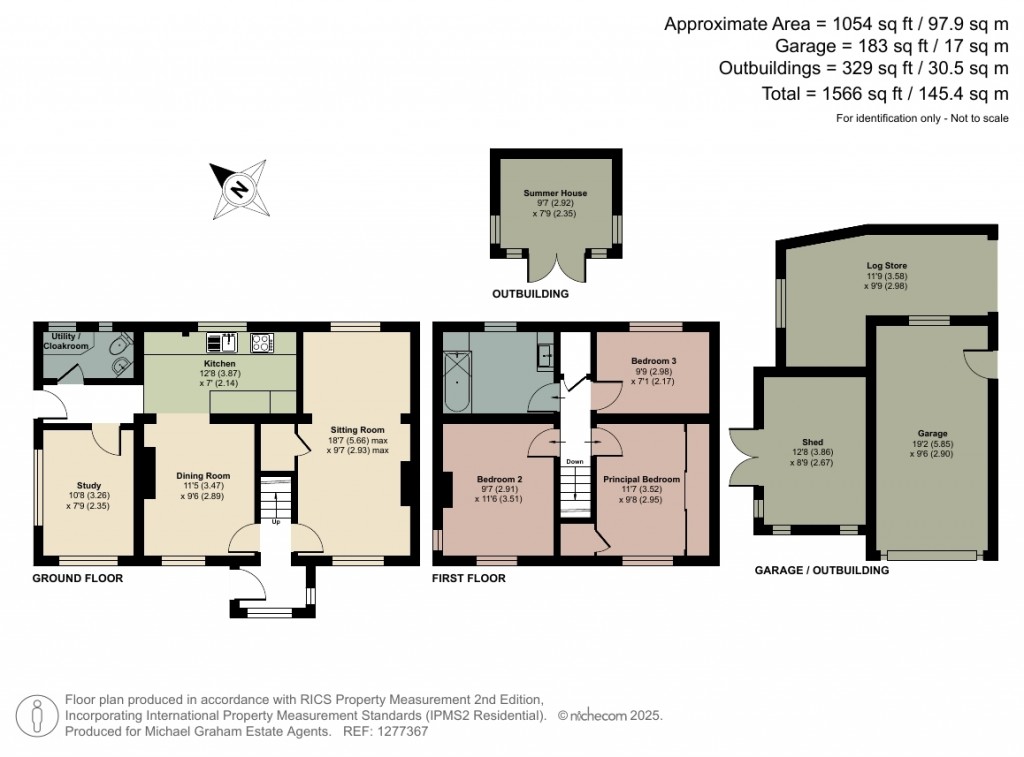 Floorplans For Higham Cross Road, Hanslope, MK19
