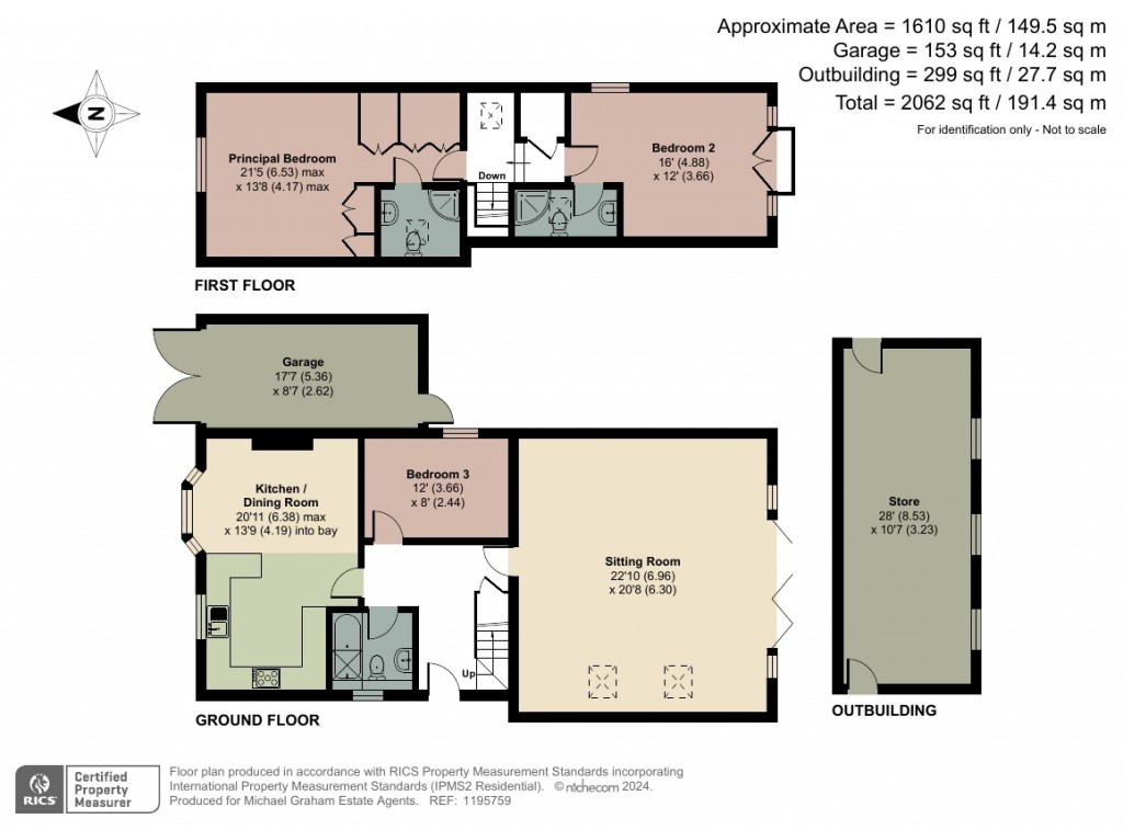 Floorplans For Main Road, Hackleton, NN7