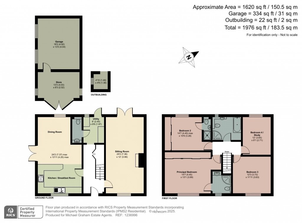 Floorplans For High Street, Little Addington, NN14