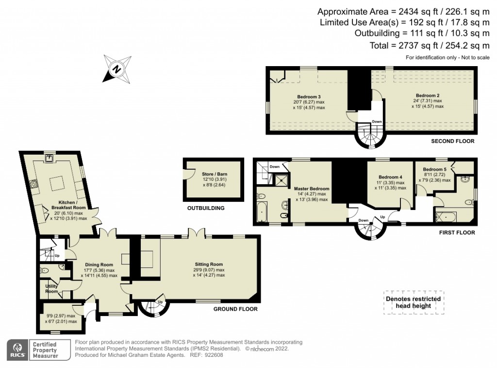 Floorplans For High Street, Great Doddington, NN29