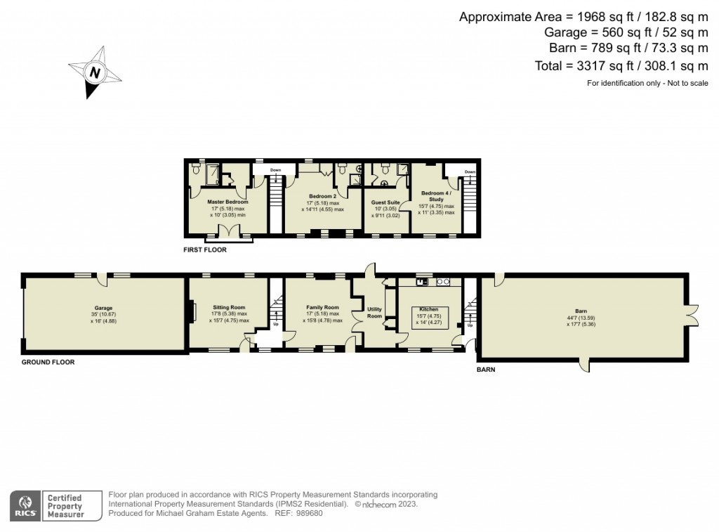 Floorplans For Cromwell Farm, Naseby, NN6