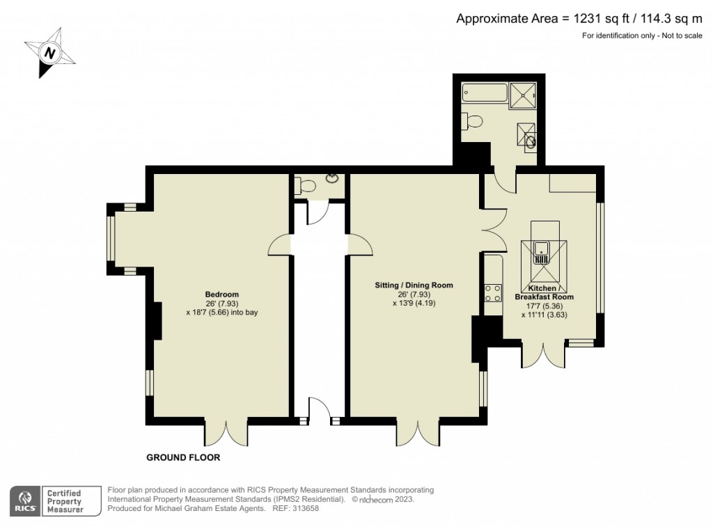 Floorplans For Beaumont Villa, Cliftonville, NN1