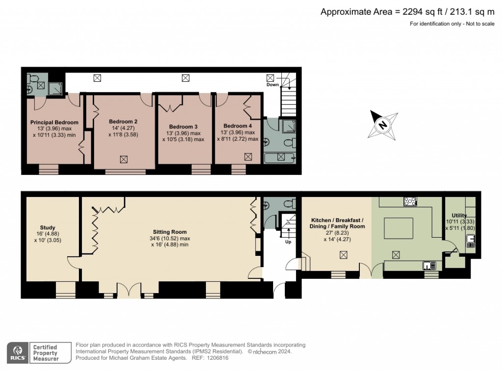 Floorplans For Orchard Court, Finedon, NN9