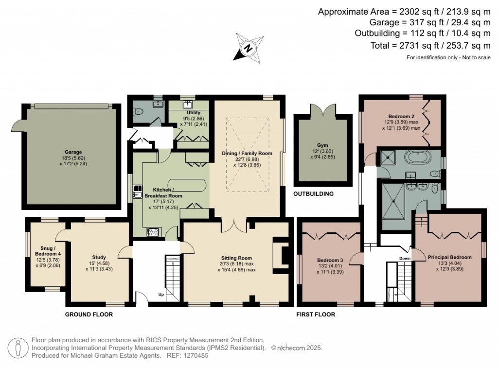 Floorplans For North Street, Mears Ashby, NN6