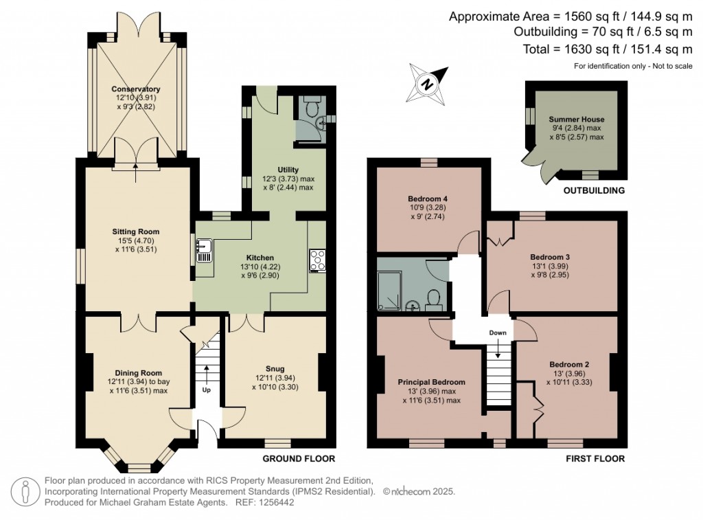 Floorplans For Millers Close, Finedon, NN9