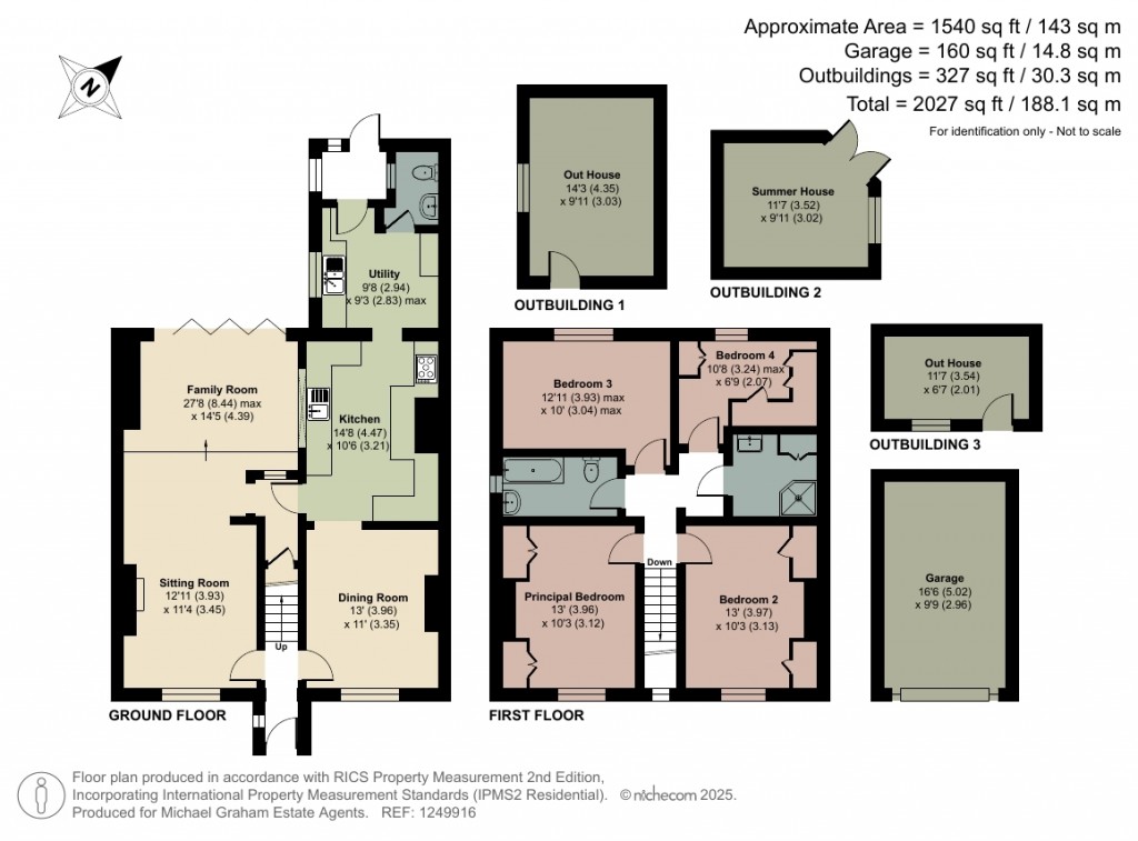 Floorplans For Millers Close, Finedon, NN9