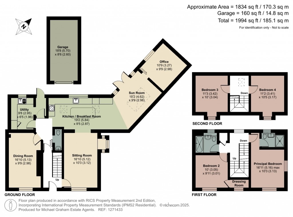Floorplans For Glebe Farm Close, Collingtree, NN4
