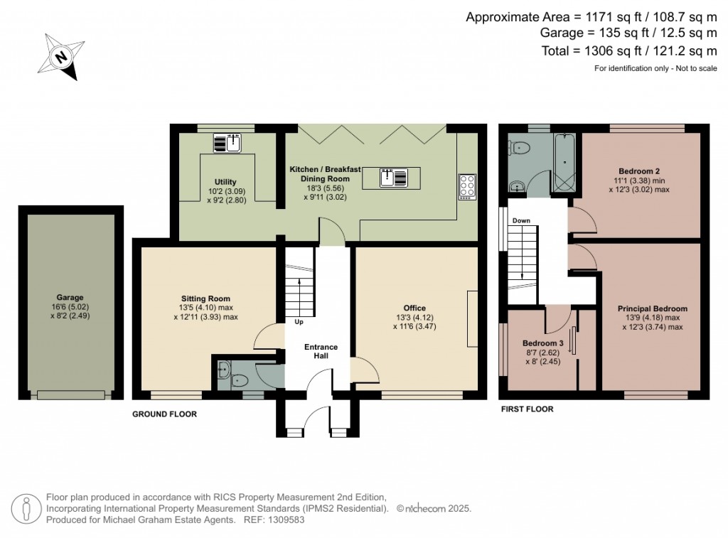 Floorplans For Compton Way, Earls Barton, NN6