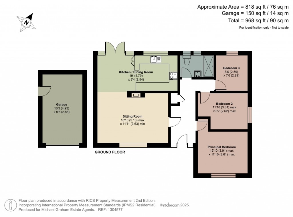 Floorplans For Court House Close, Creaton, NN6