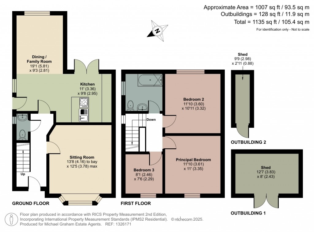 Floorplans For Church Way, Weston Favell, NN3