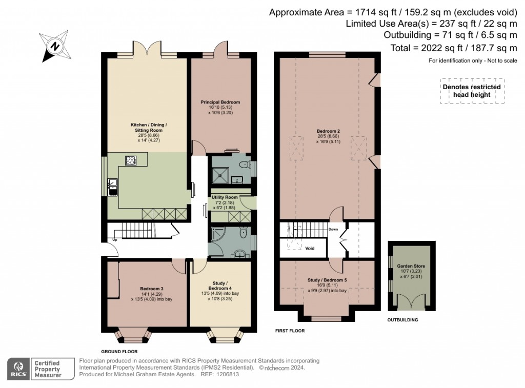 Floorplans For Greenlands Lane, Prestwood, HP16