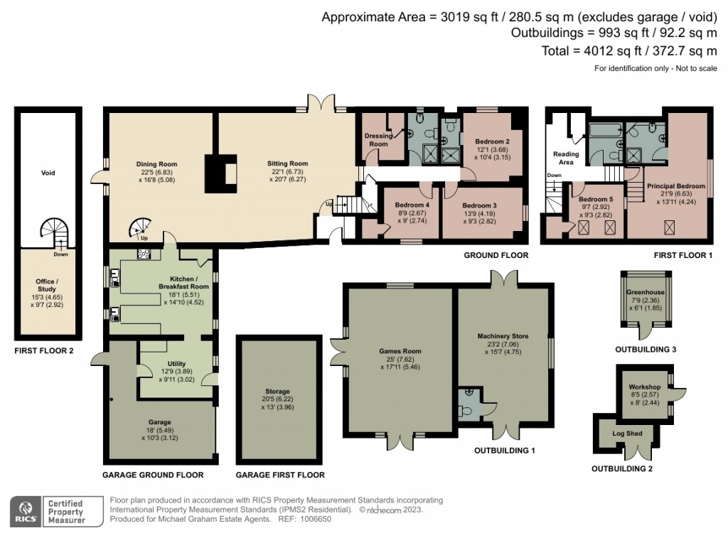 Floorplans For Holly Green Lane, Bledlow, HP27