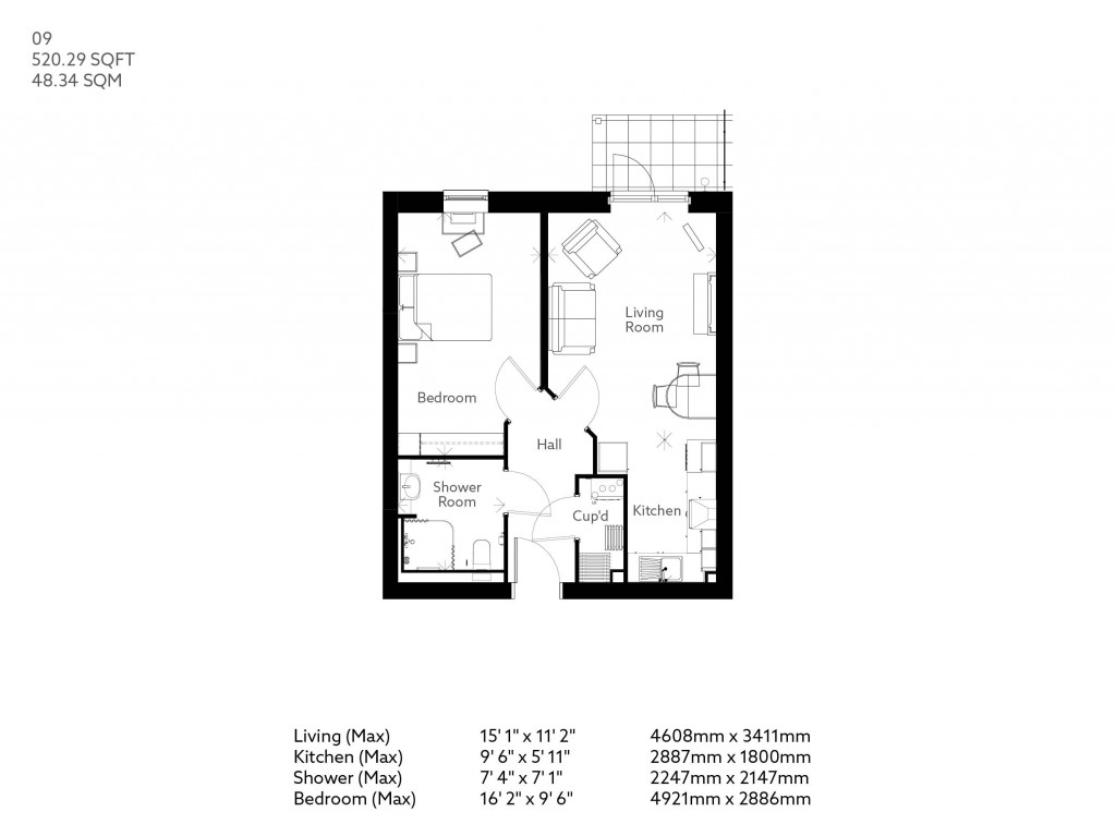 Floorplans For Gentian Place, Lester Road, HP20