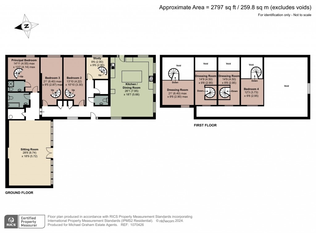 Floorplans For Great Hall Barns, Sandhill Close, MK45