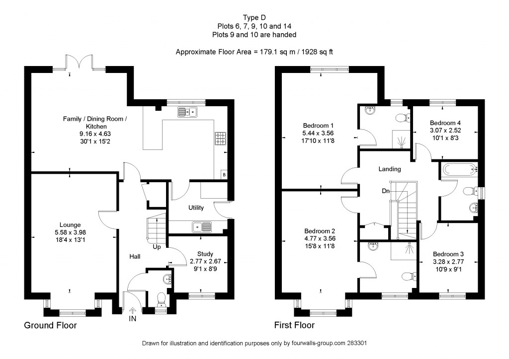 Floorplans For Goodwin Field, Thorncote Road, SG18
