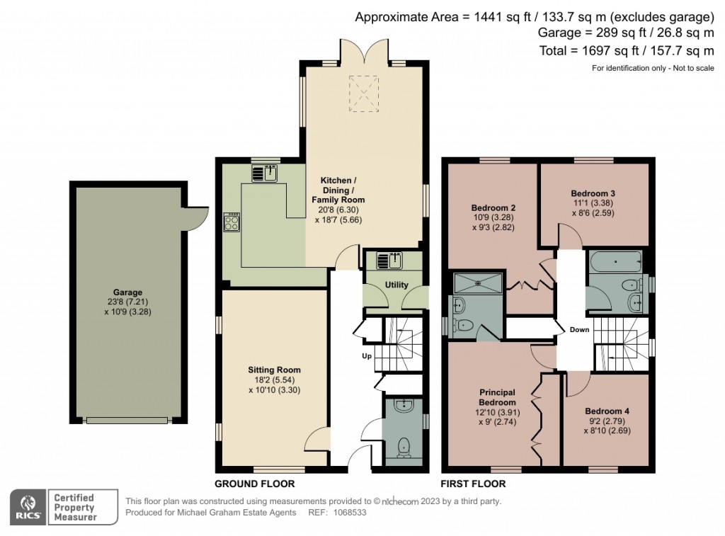 Floorplans For Deanfield Gate, Perry Lane, HP27