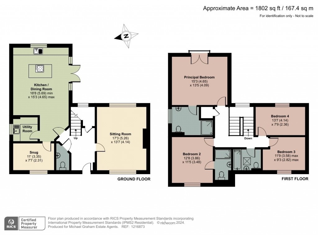 Floorplans For School End, Great Horwood, MK17
