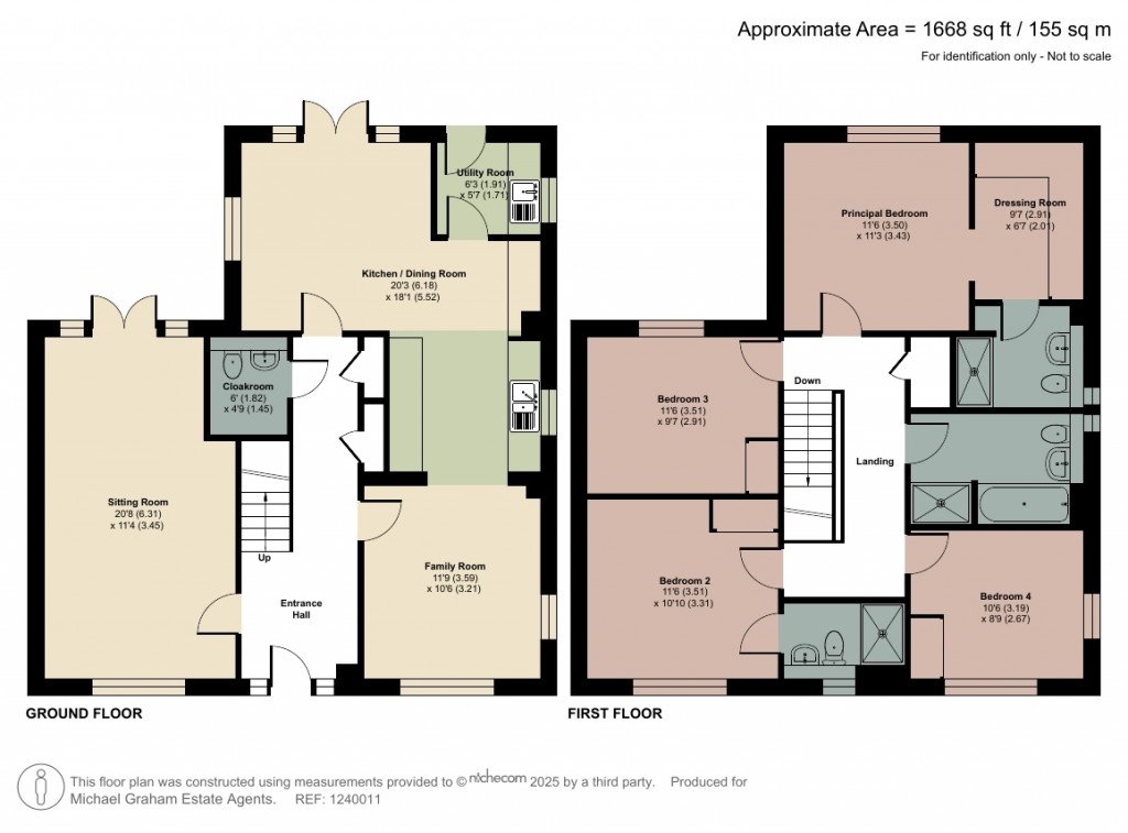 Floorplans For Moreton Road, Buckingham, MK18