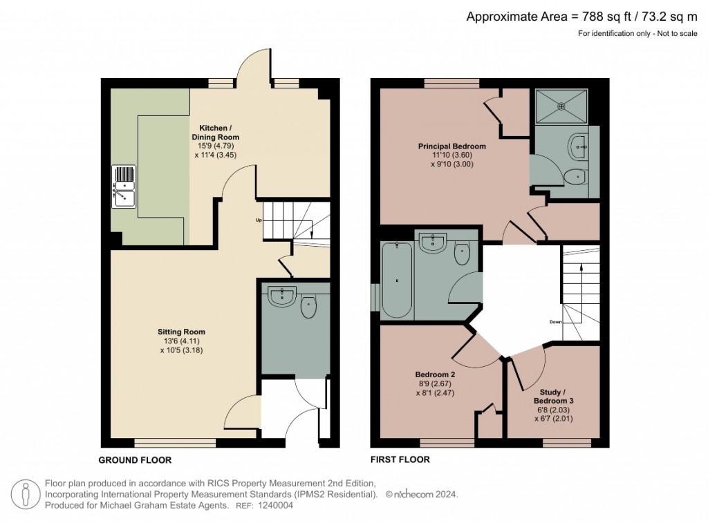 Floorplans For Moreton Road, Buckingham, MK18