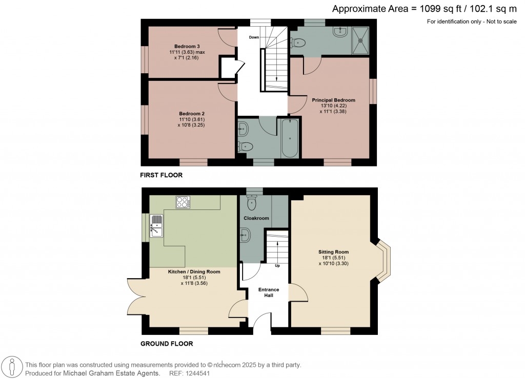 Floorplans For Osier Way, Buckingham, MK18