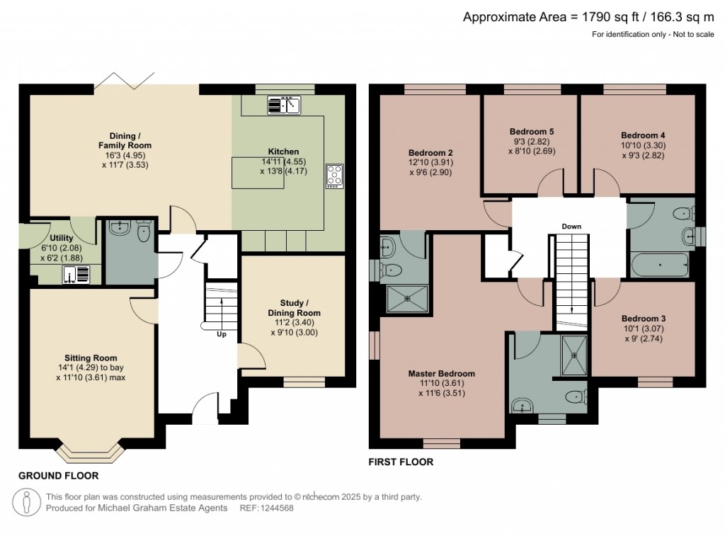 Floorplans For Osier Way, Buckingham, MK18