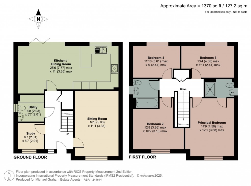 Floorplans For Osier Way, Buckingham, MK18